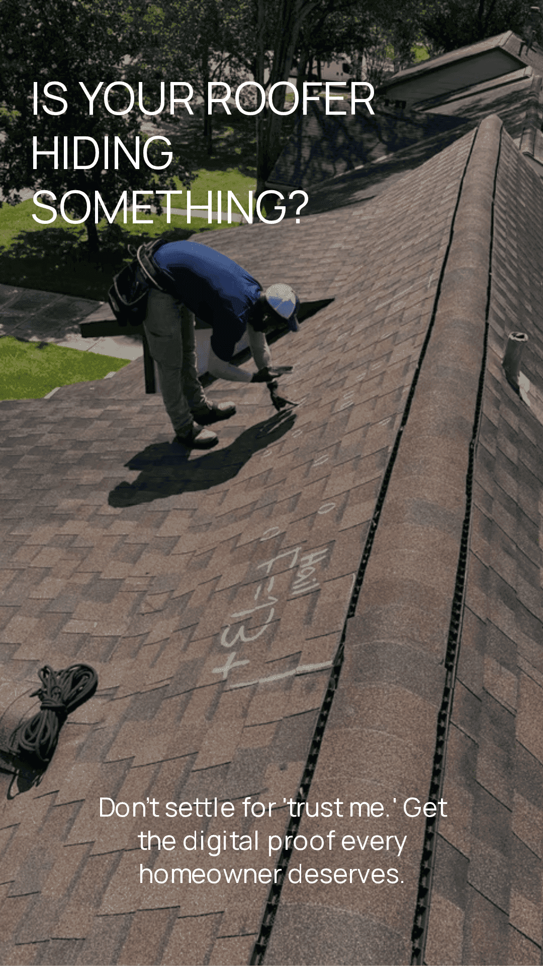 Second-opinion roof inspection to verify scope and contractor transparency