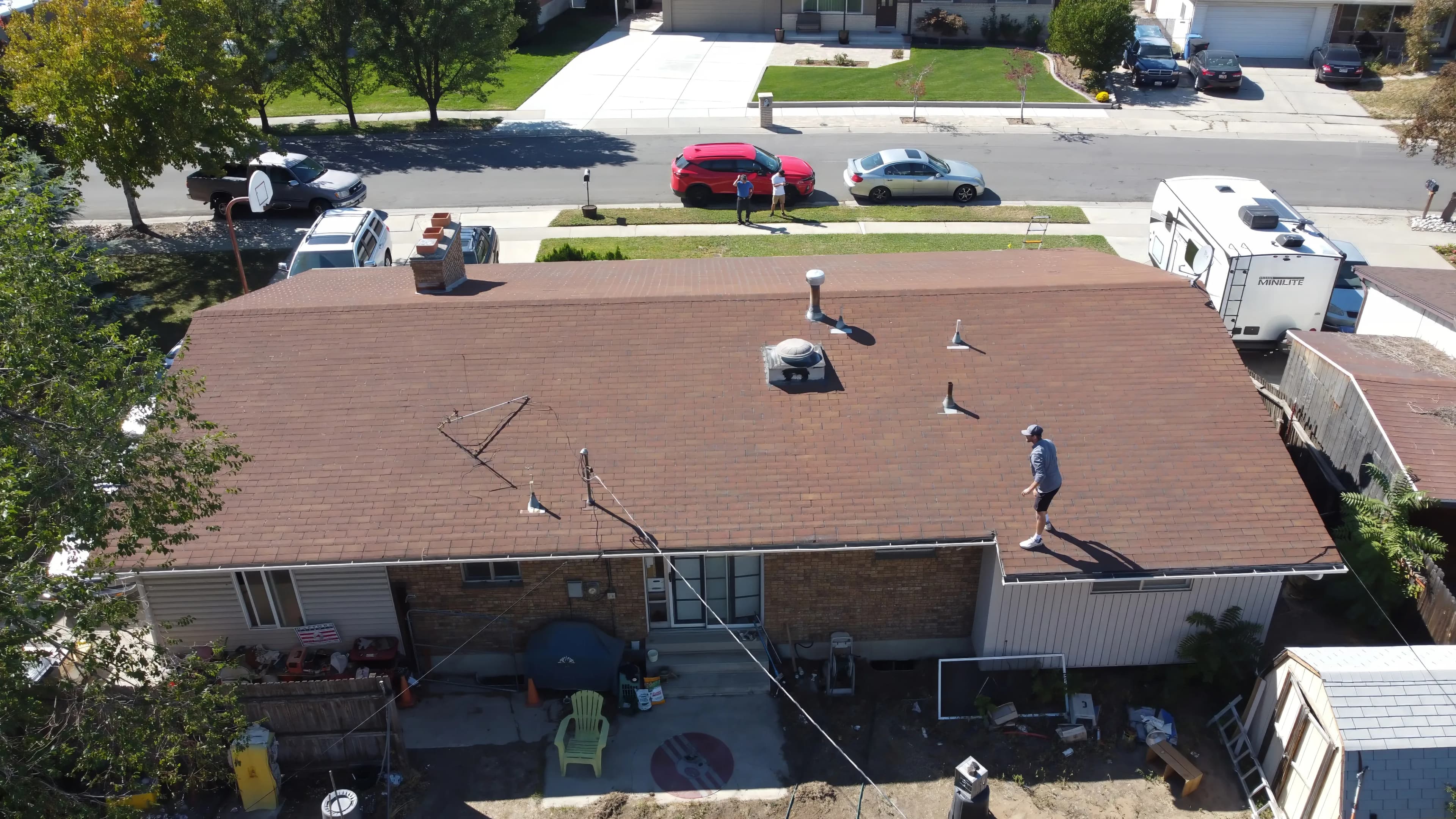 Roof damage inspection for insurance claims Utah