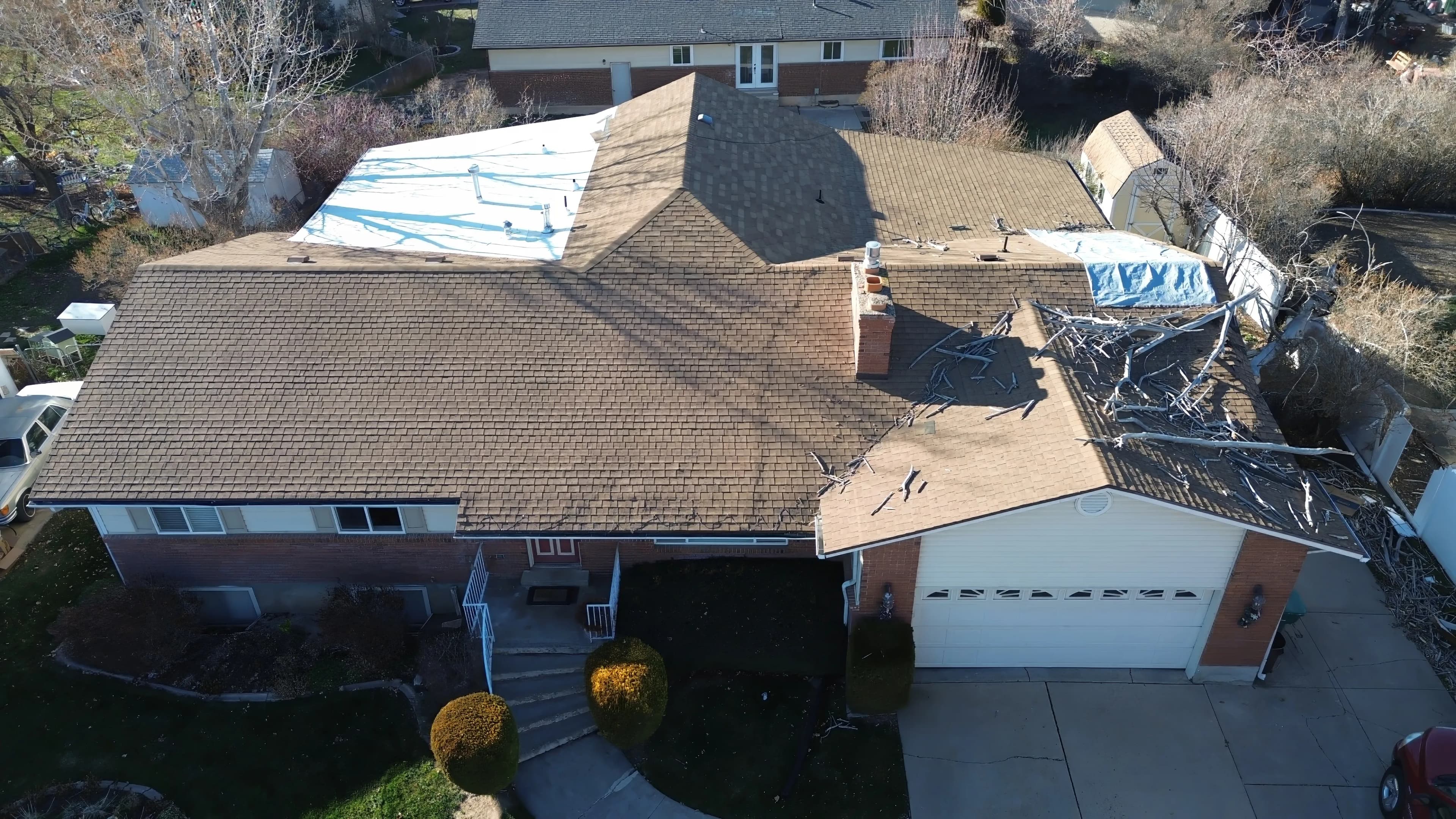 Hail damage roof repair Texas