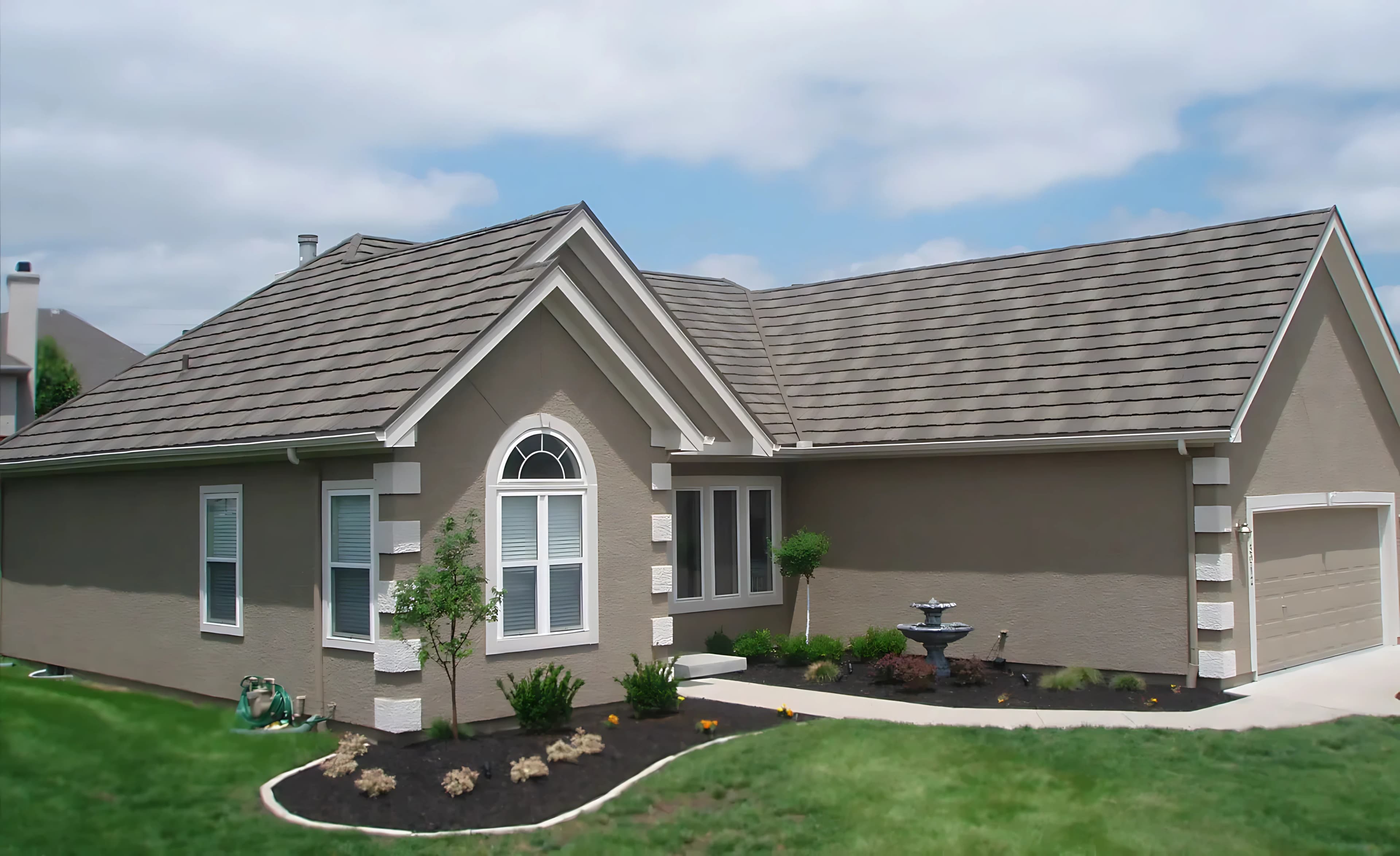 Completed metal roofing project Utah