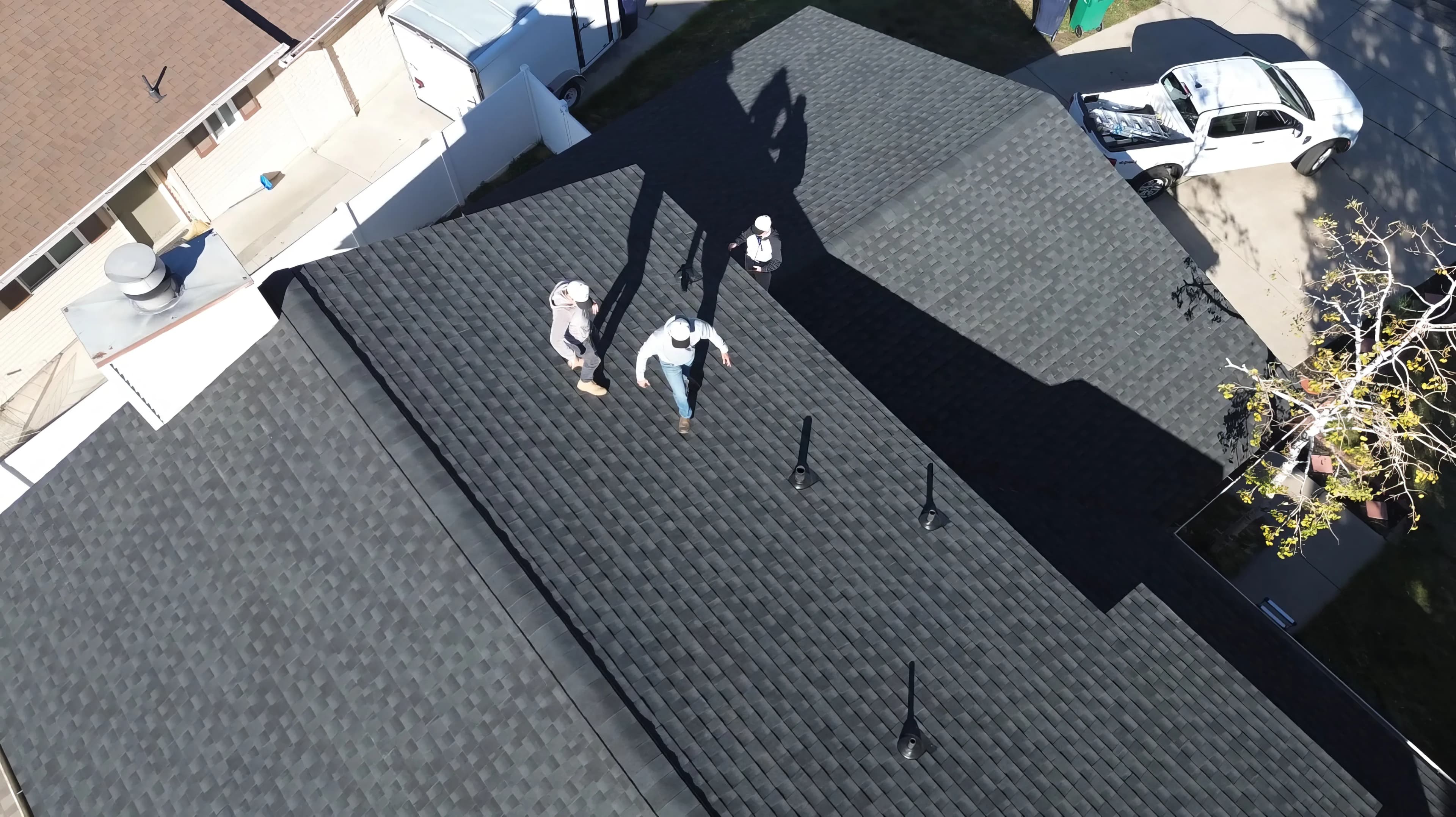 Professional roof inspection