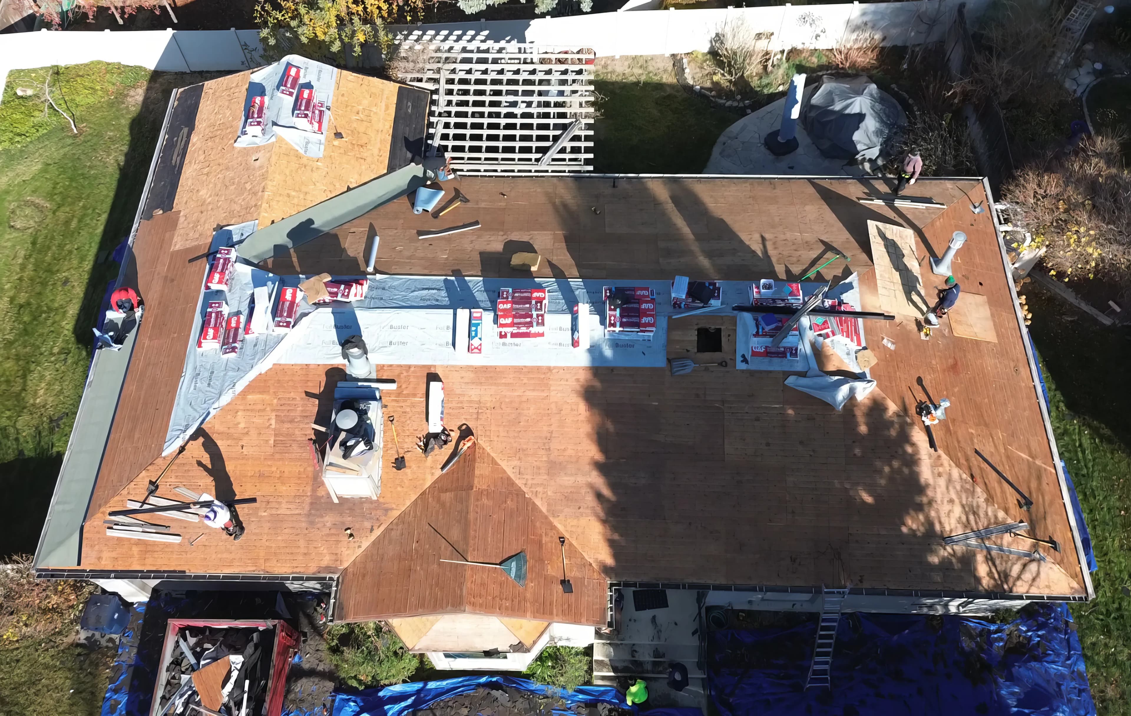Professional roof installation Utah
