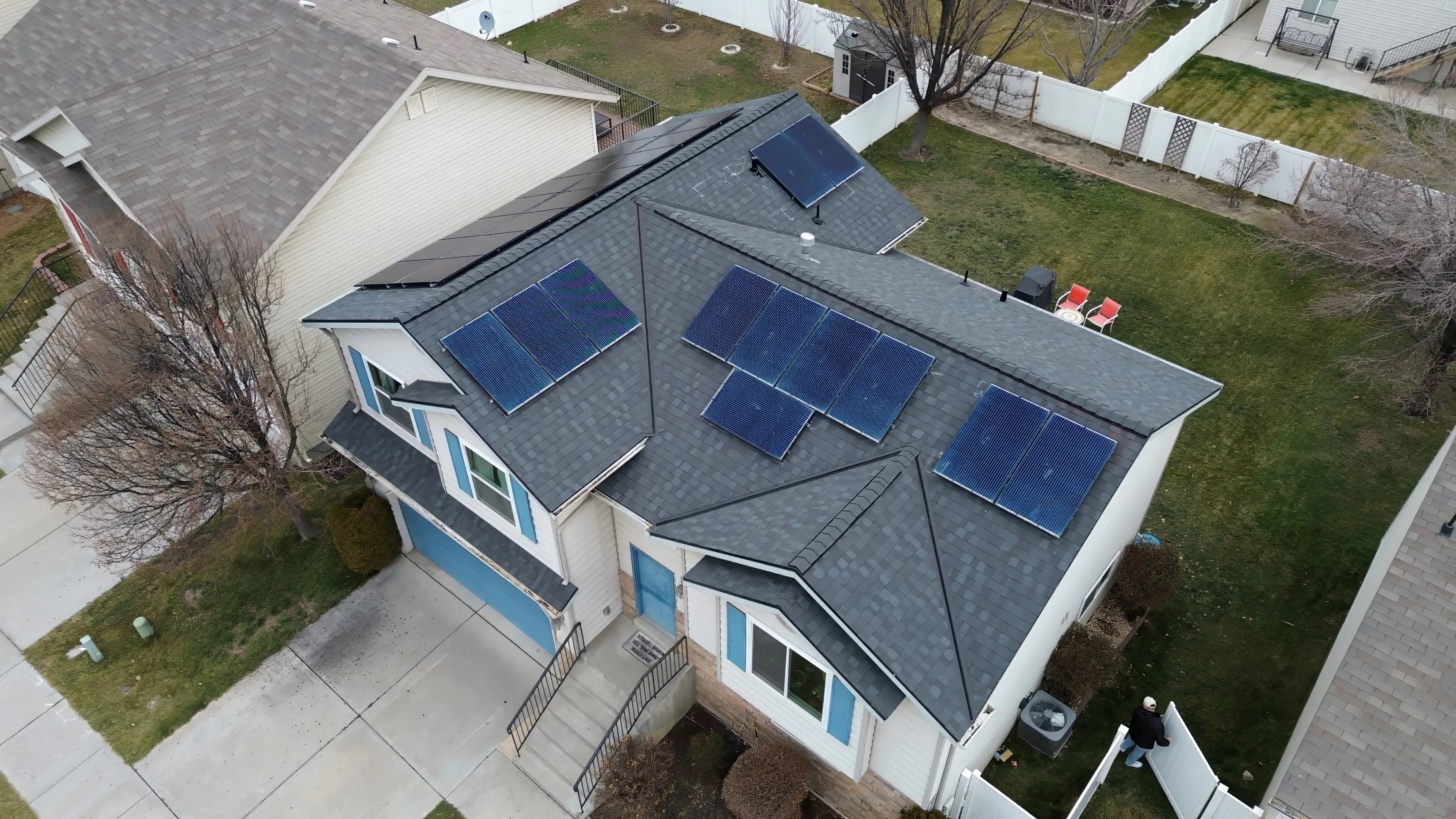 Solar detach and reset Utah roof